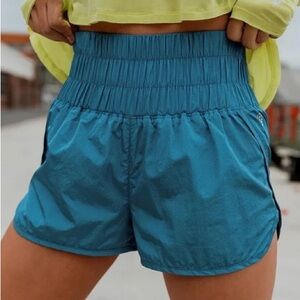 teal free people the way home shorts
